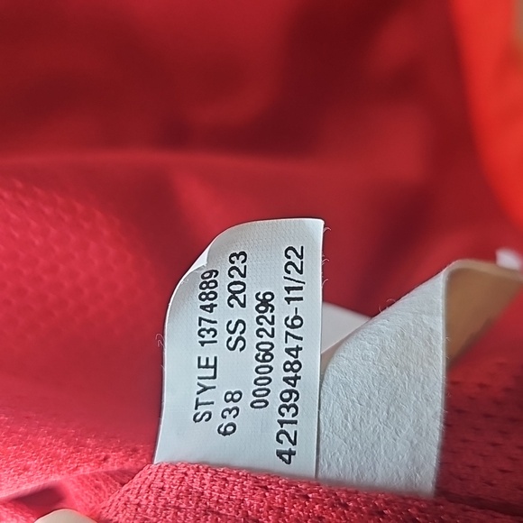 Under Armour Red Orange Windbreaker Jacket Size Medium Style 1374889 - Picture 9 of 9